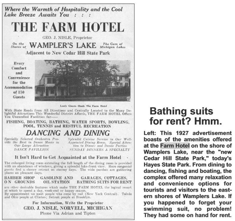 Farm Hotel - 1927 Ad